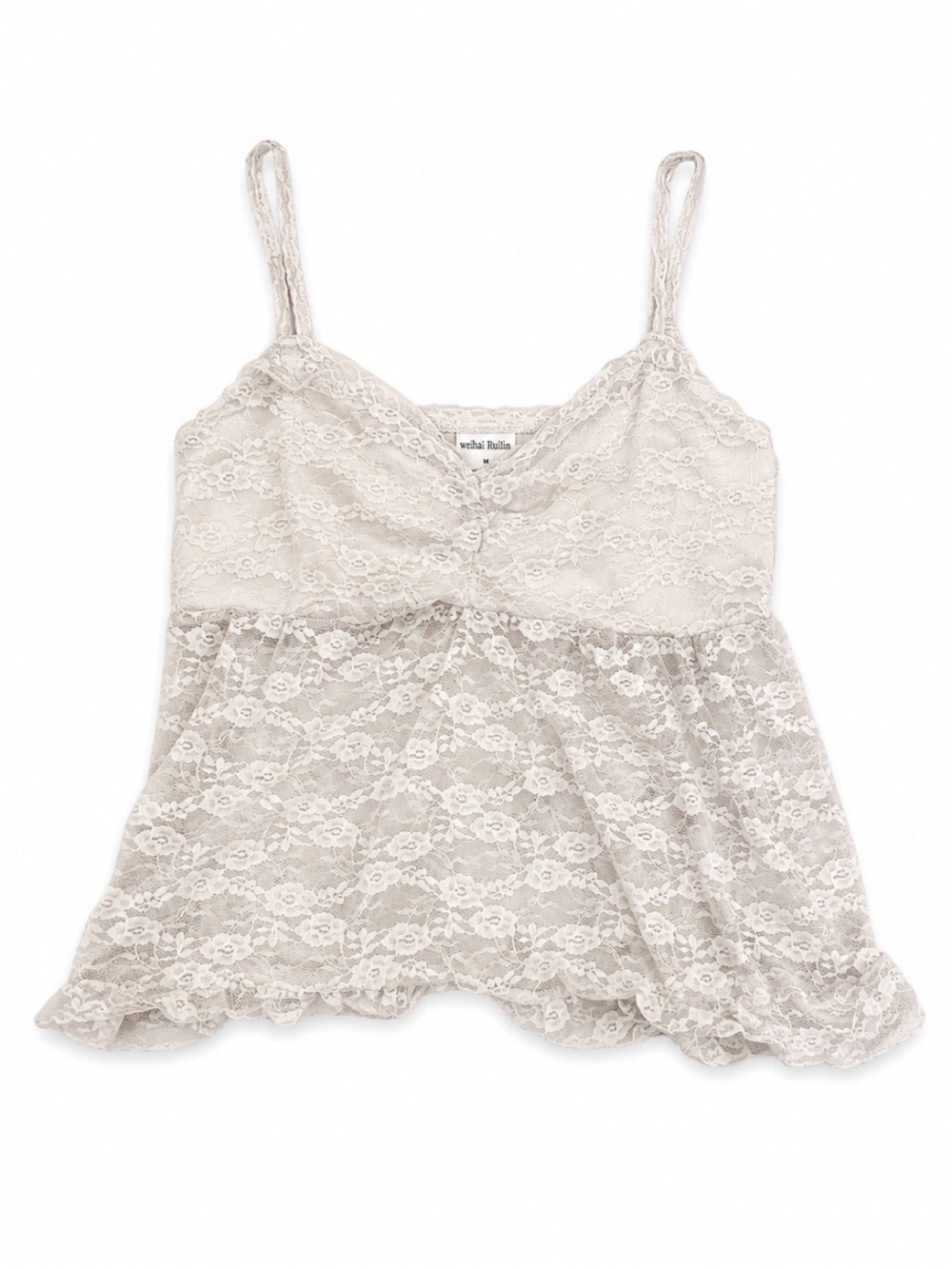 🤍 Wild Fable Ivory Lace Babydoll Cami Top